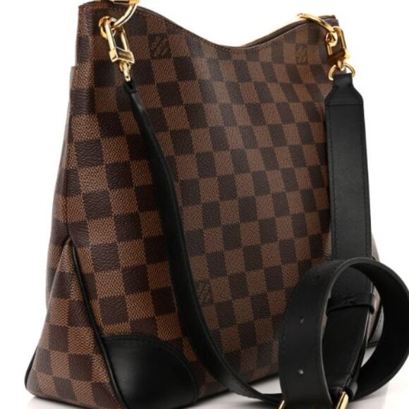 Authentic Louis Vuitton Damier Ebene Odeon MM Black - Picture 2 of 15